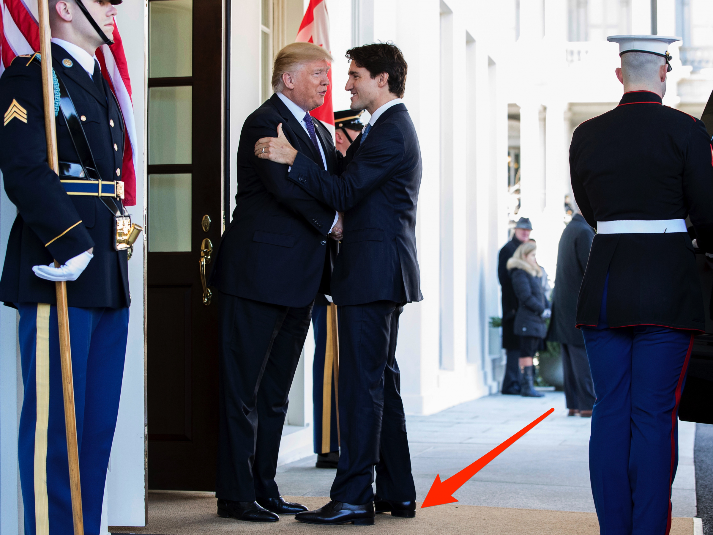 Donald trump elevator shoes