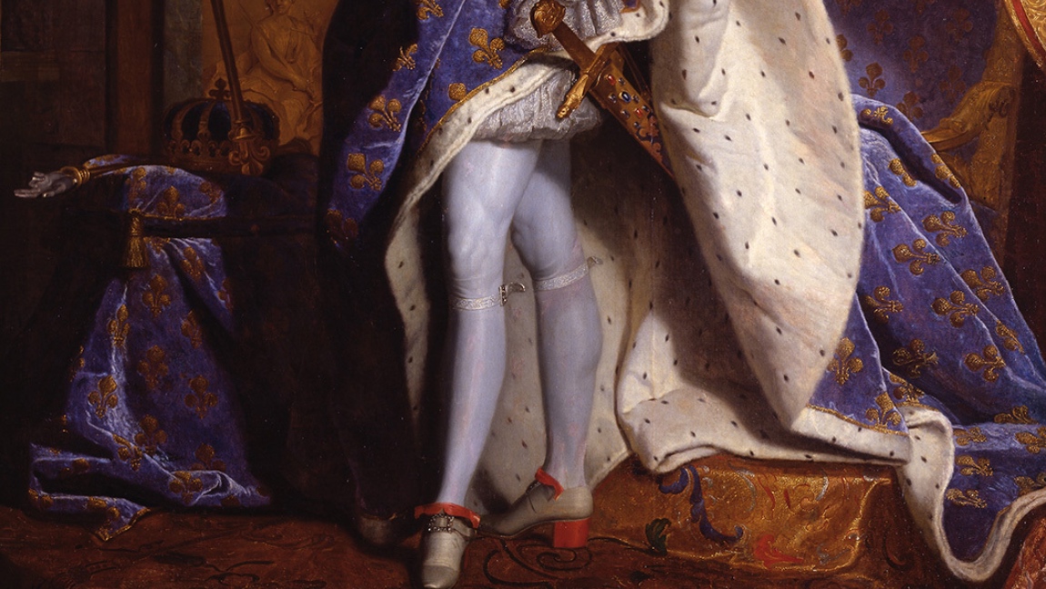 King Louis XIV with High Heels