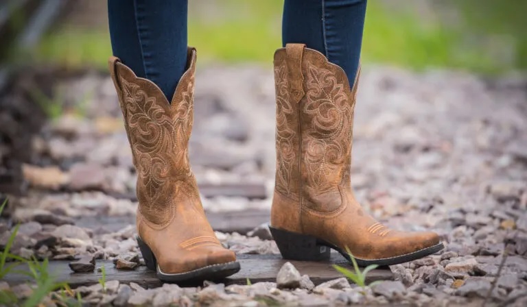 Cowboy Boots with Riding Heel