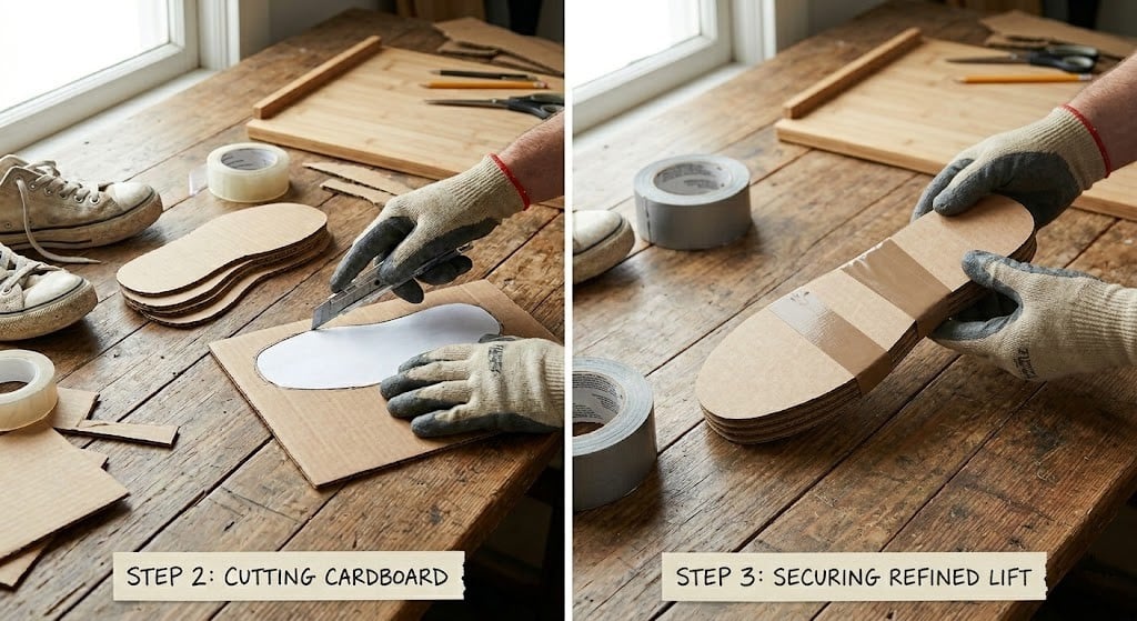 Cut and tape Cardboard Inserts