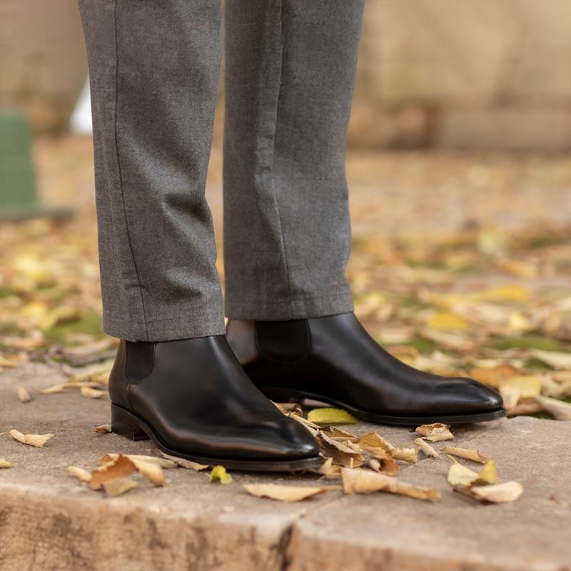 men's high heel boots