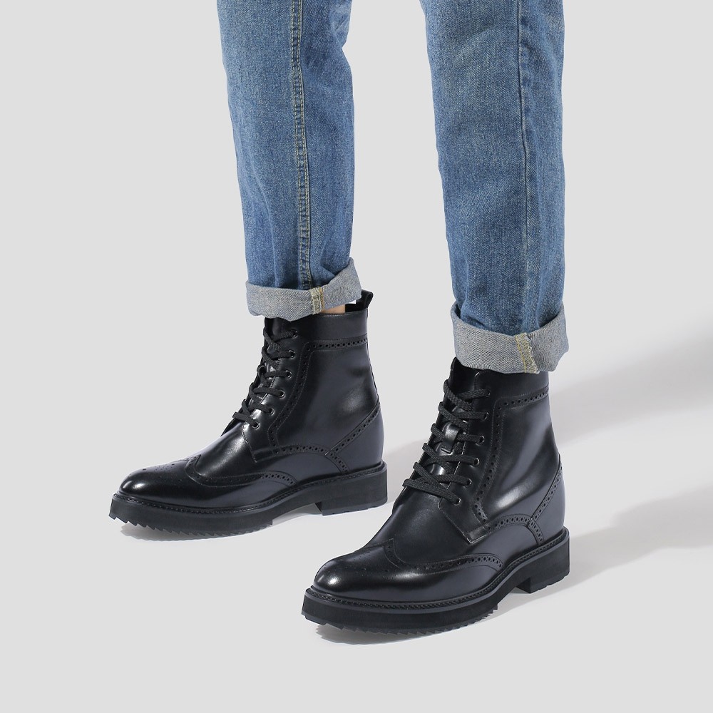 chaussure homme talon invisible 10 cm
