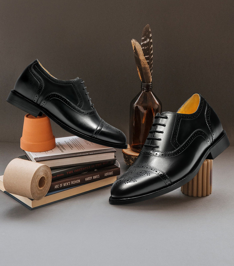 height boosting dress shoes for men