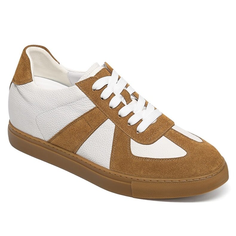 Suede Casual Elevator Sneakers