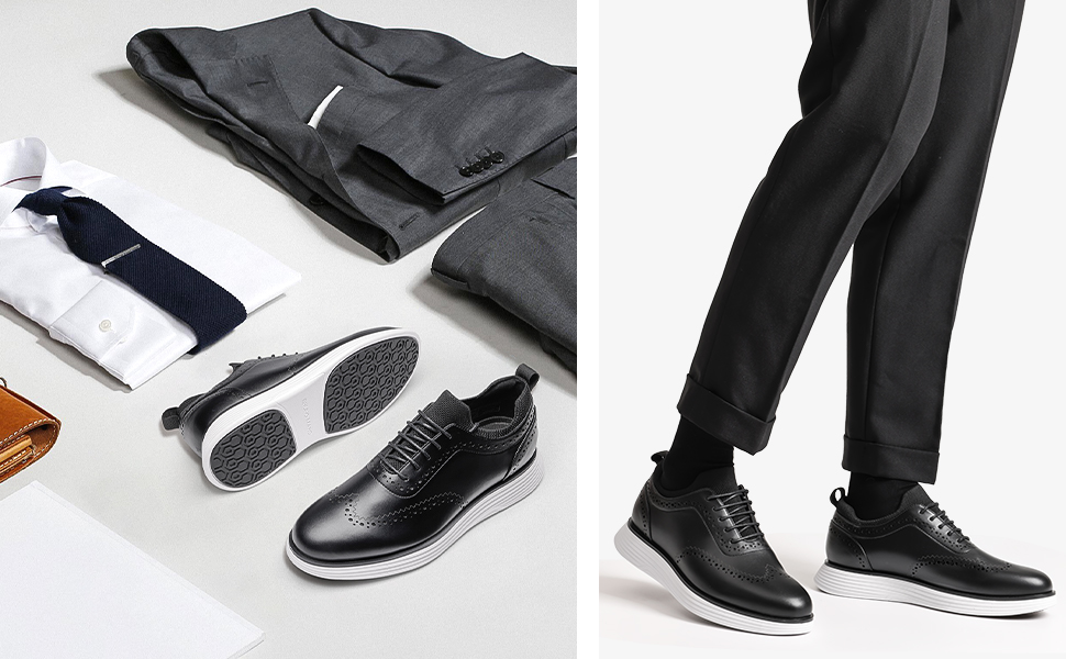 black business casual shoes