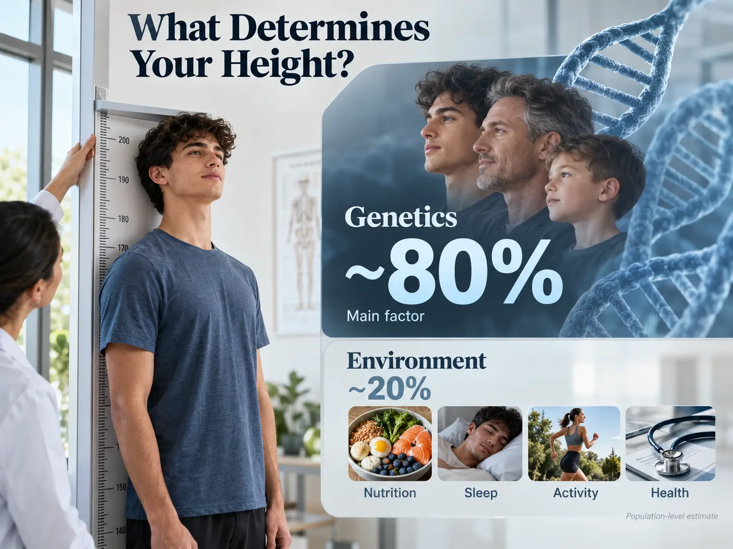 what determines your height