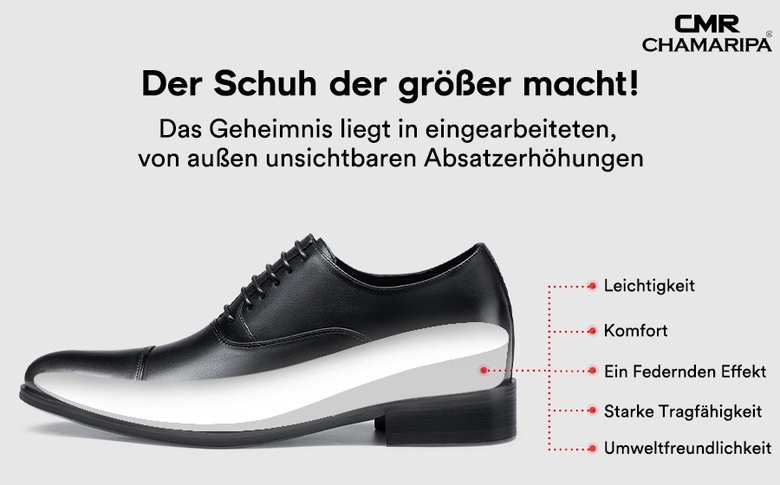 Beispielhafte Darstellung von gepolsterter Innensohle oder anatomischer Fußbettstruktur zur Verdeutlichung der Bequemlichkeit von Erhöhungsschuhen.