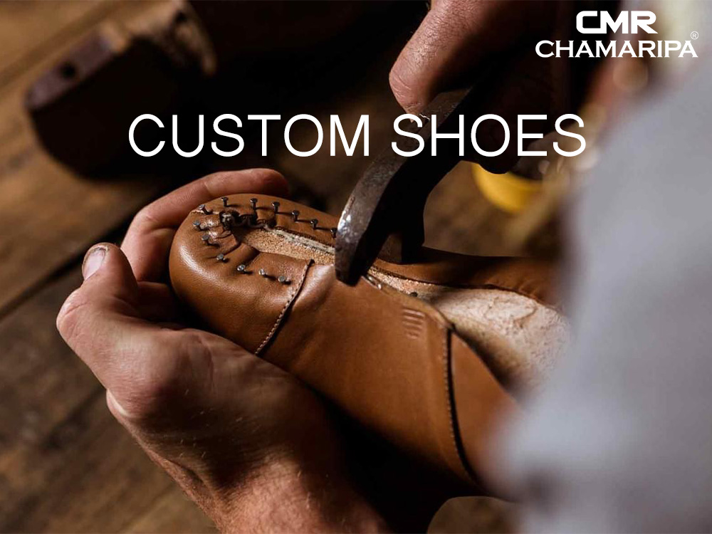 Fertige maßgefertigte Schuhe nach traditioneller Herstellung