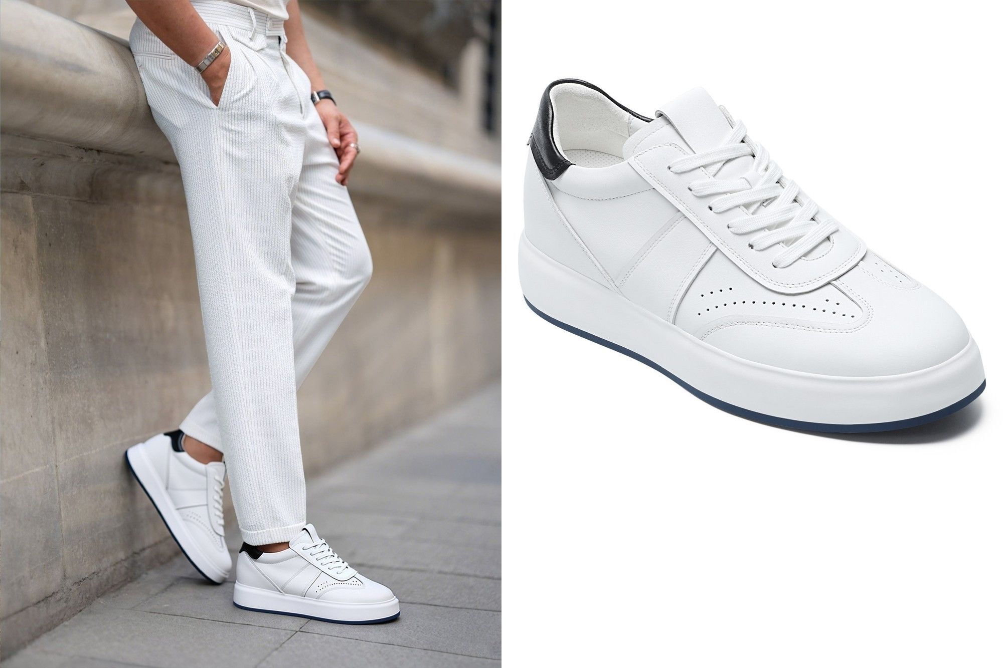 sneakers rehaussantes homme