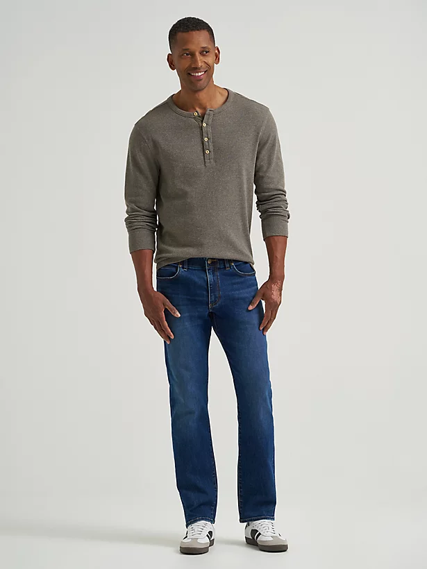 Tapered fit jeans for men