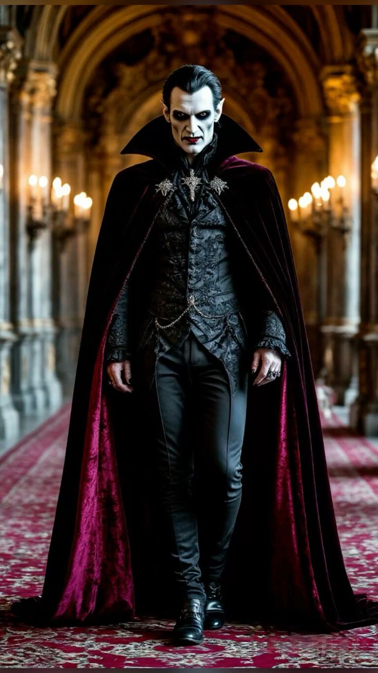 Halloween 2025 Vampirkostüm in Deutschland – Gothic-Stil mit schwarzen Stiefeln, ideal für herren stiefel mit absatz und mutige Party-Outfits.