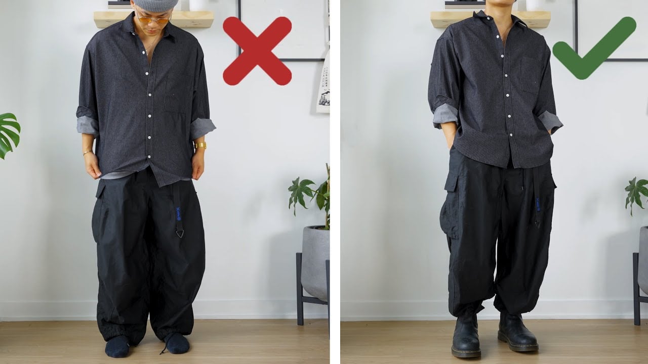 Cargo Pants bad styling for Short Men
