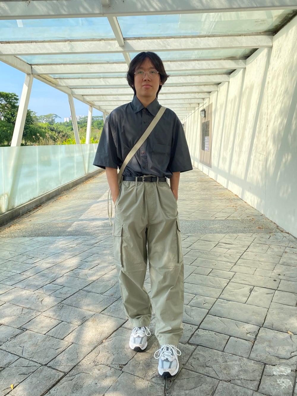 Uniqlo Smart Ankle-Length Cargo Pants
