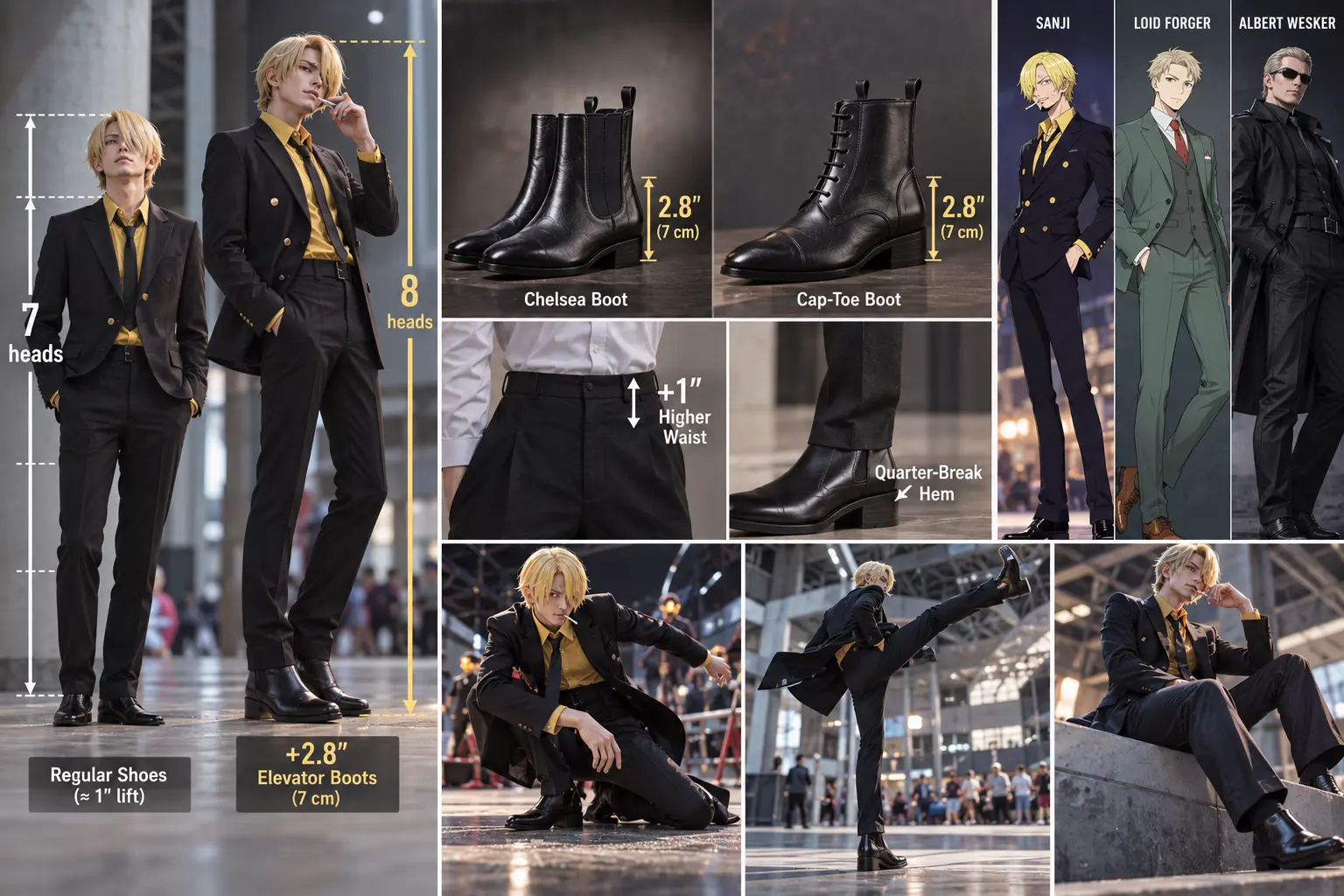 Tailored Suit Characters