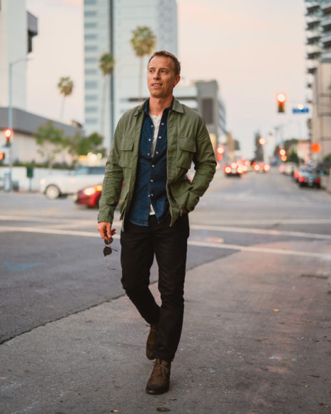 Suede Desert Elevator Boots men outfit