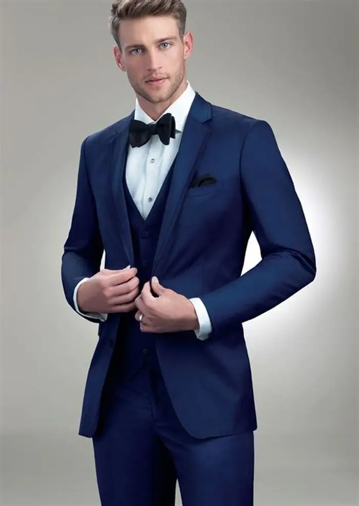 Midnight Blue Peak Lapel