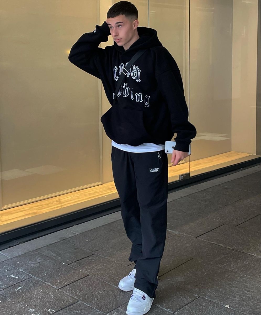 Outfit 9 Chill house-party sweats done right