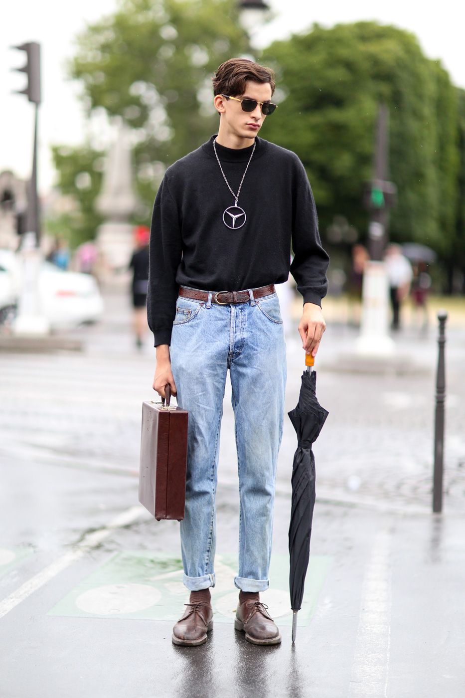 Hooggetailleerde jeans voor extra lengte