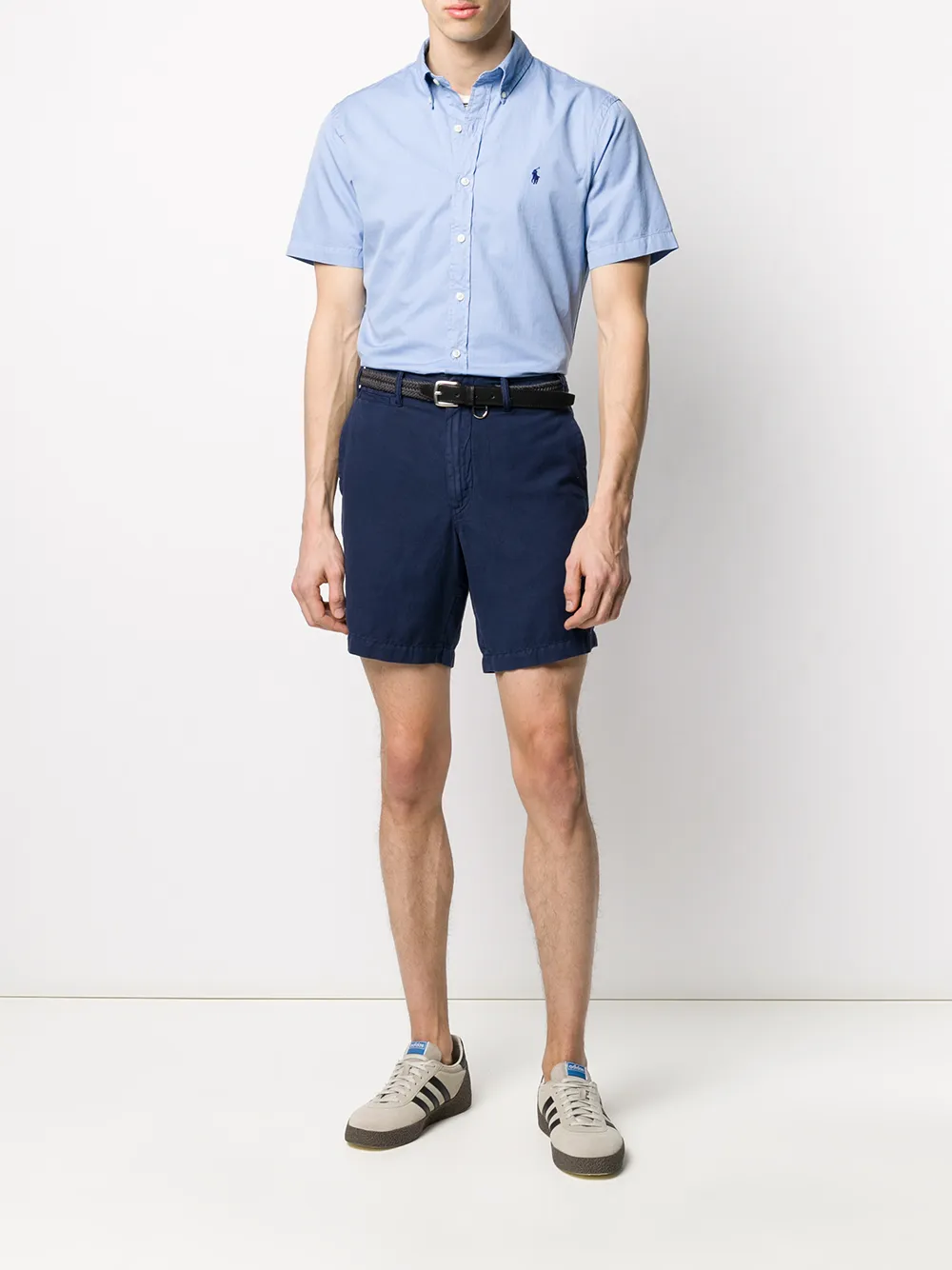 Look 4 Polo + chino shorts (BBQ-proof)