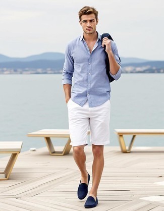 Look 5 Linen button-up + shorts (easy upgrade)