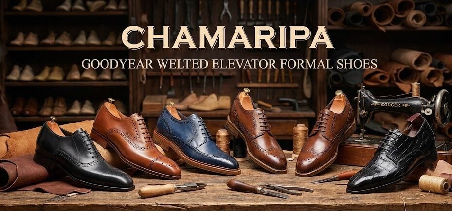 chamaripa goodyear welted elevator dress shoes banner