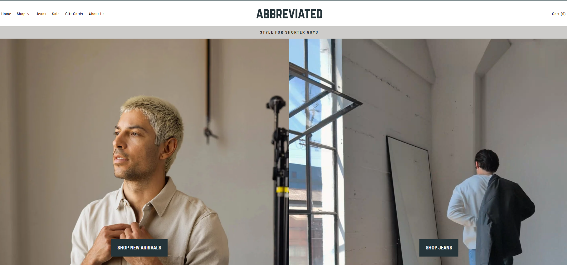 Abbreviated Apparel