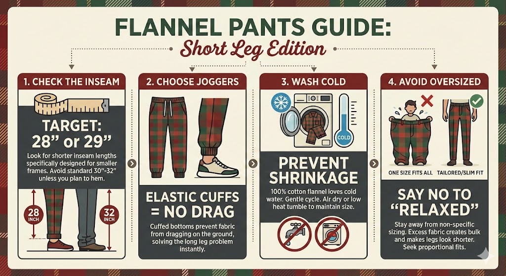 flannel pajamas for short men choosing guide