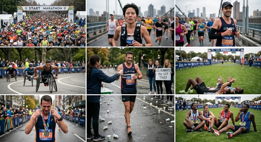 short people Marathon Running