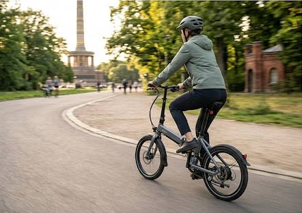 Kompaktes E-Bike mit tiefem Einstieg ideal für kleinere Personen