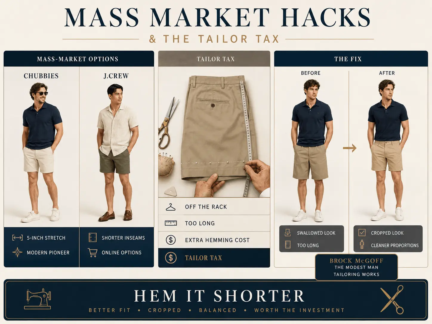 Mass Market Hacks for shorts