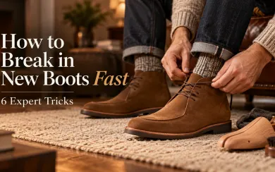 How to Break in New Boots Fast