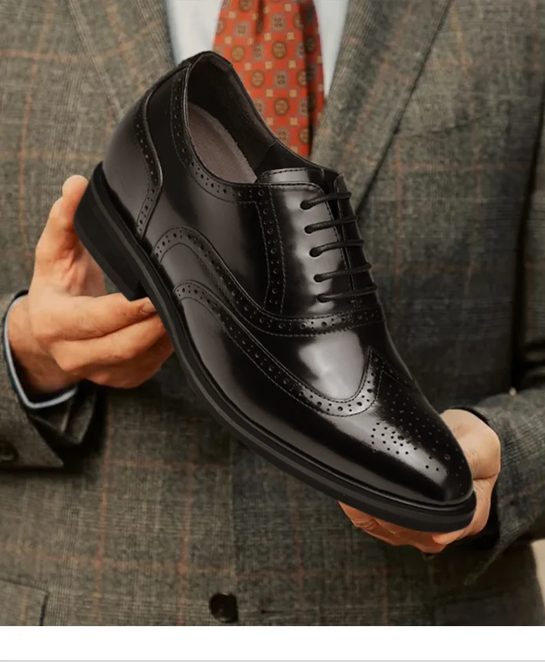 CHAMARIPA Scarpe Con Rialzo Scarpe Uomo Rialzo Interno Scarpe Per