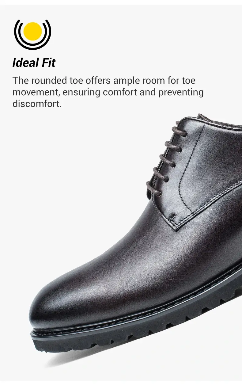 Wide Shoes - height boost shoes - business elevator shoes - dark brown leather derby shoes to get taller 6 CM 01