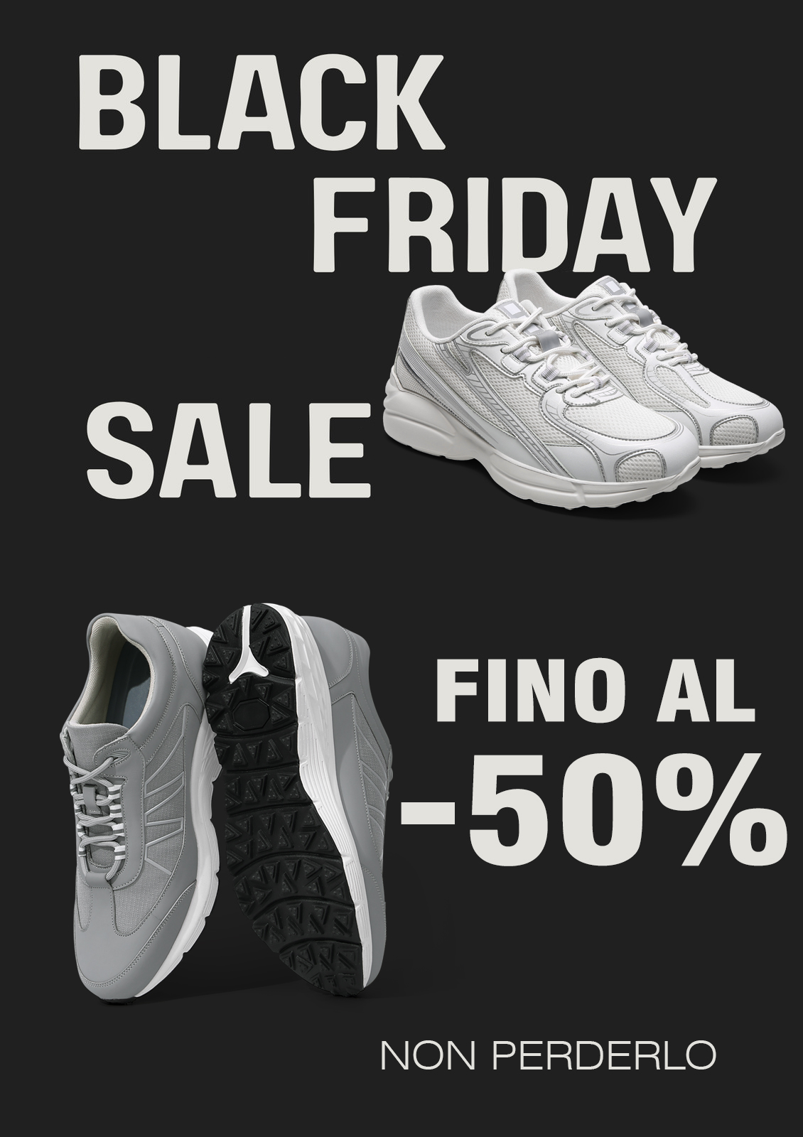 Offerte Black Friday sneakers con rialzo