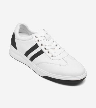 CMR CHAMARIPA Sleehakken Sneakers - Sportschoen Met Verhoogde Hak - Casual Heren Witte Sneakers 7CM