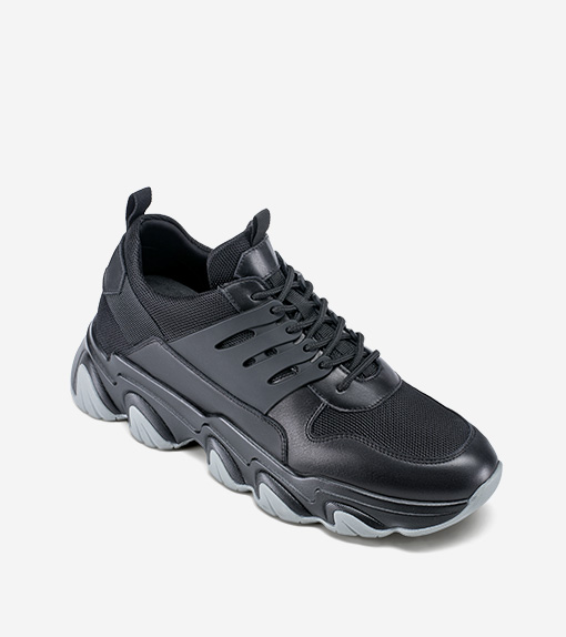 Scarpe Con Rialzo 10 Cm Per Uomo – Sneakers Running Jogging Leggere Traspiranti, Sportive Fitness