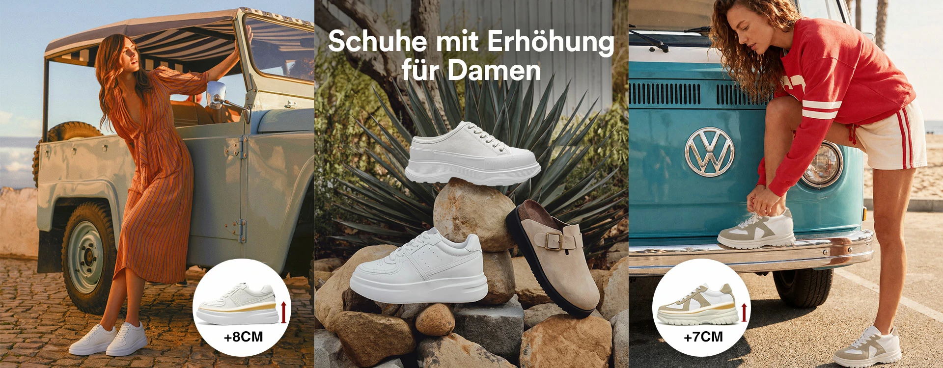 Schuhe mit Erhöhung für Damen