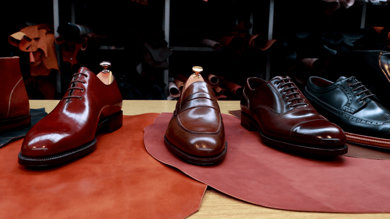 What is Shell Cordovan elevator shoes?