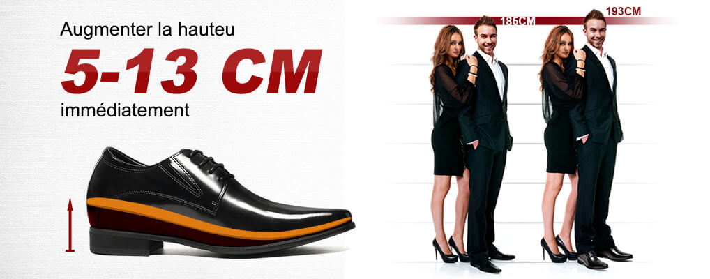chaussure rehaussante homme 10 cm