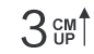 3cm UP