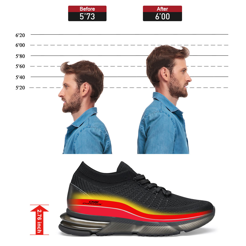 Men's High Heel Running Shoes– Arrayl