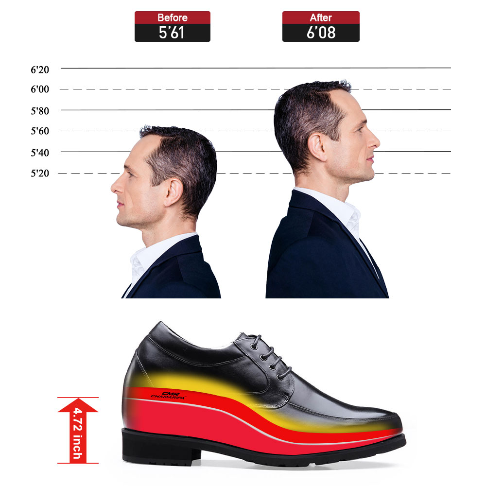 Men's High Heels Shoes