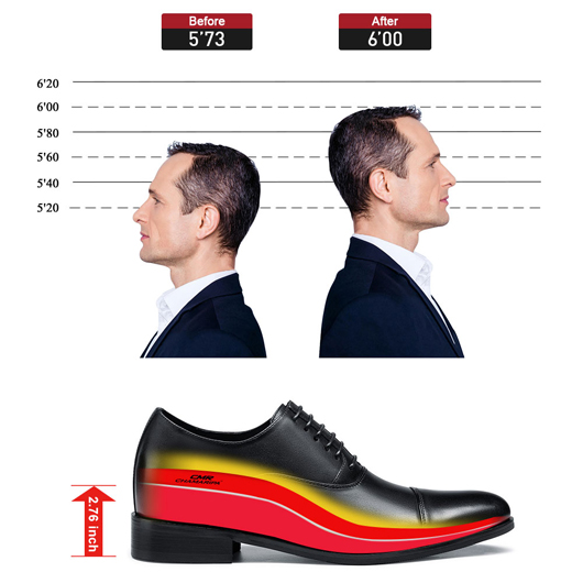 how much taller do shoes make you