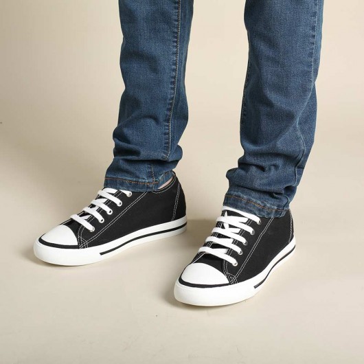 Classic Height Increasing Shoes Mens Tall Shoes Board Canvas Athletic ...
