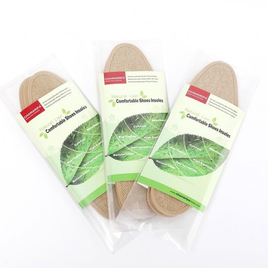 CHAMARIPA Bamboo Charcoal Deodorant Weave Insoles Sweat-absorbent Shoe Pads for Men Shoes 