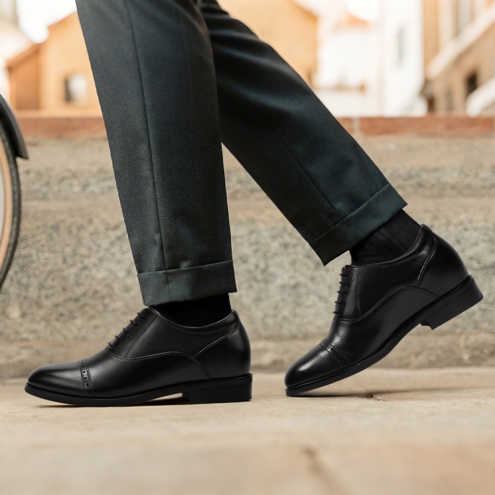 Elevator dress shoes for office and formal events