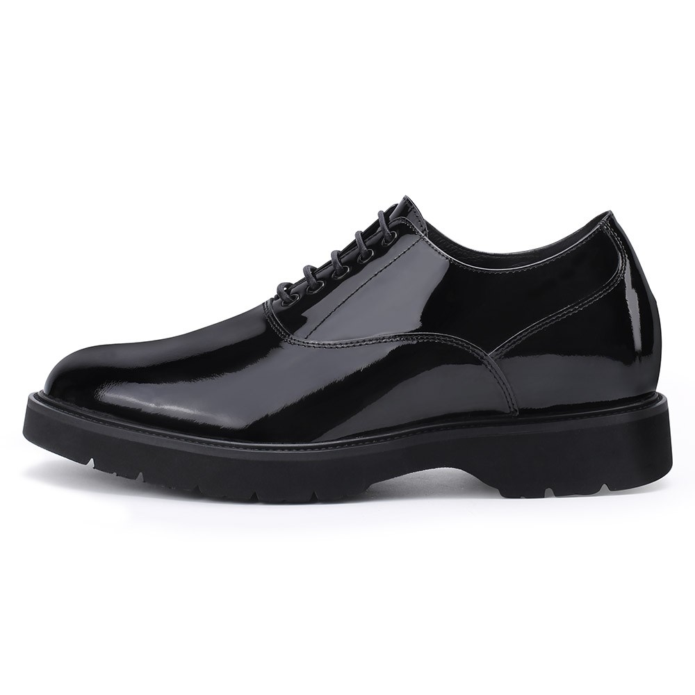 Patent Leather Dress Shoes Men Formal Elevator Shoes For Men Loafers Men  Winter Shoes Coiffeur Chaussure