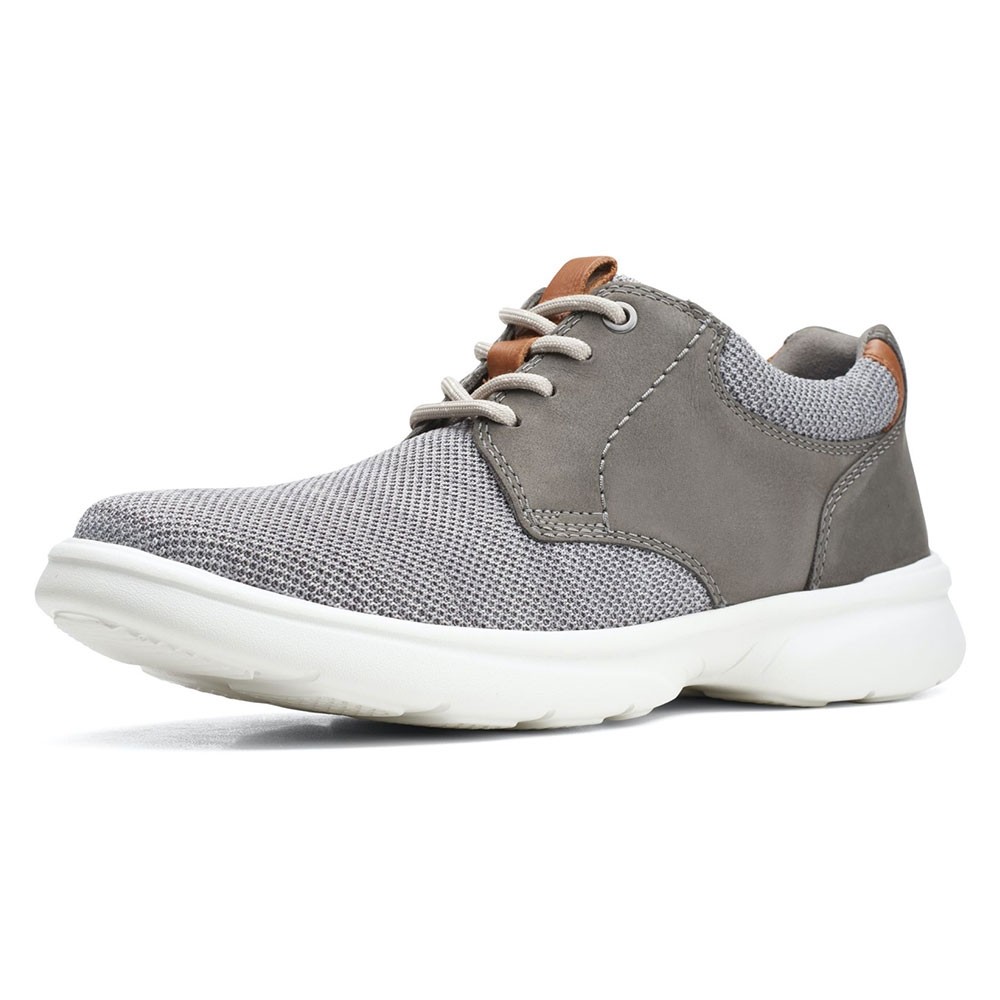 CHAMARIPA men's elevator shoes grey knit casual shoes for short men