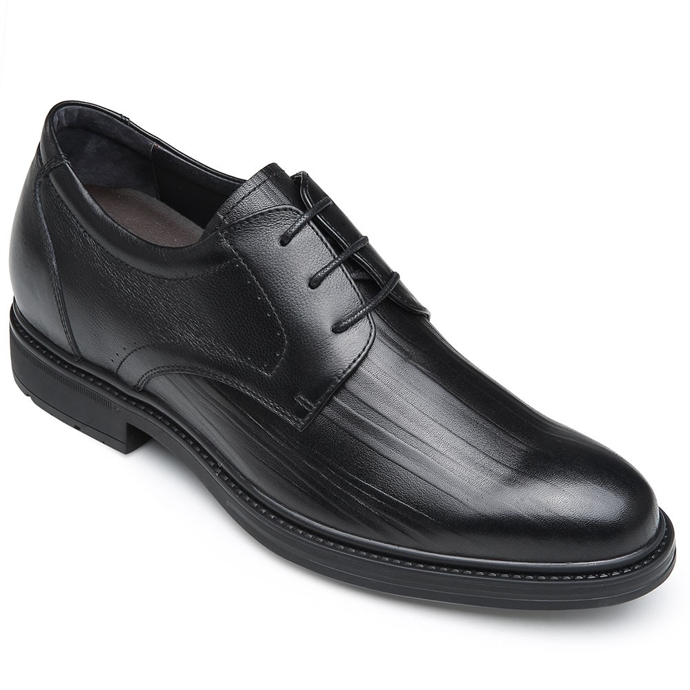CHAMARIPA dress elevator shoes for men height shoes black leather ...