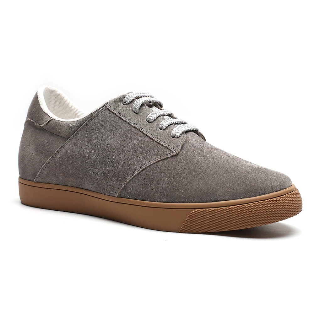 Chamaripa casual elevator shoes suede 